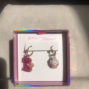 NWT ~ Betsey Johnson pierced earrings.